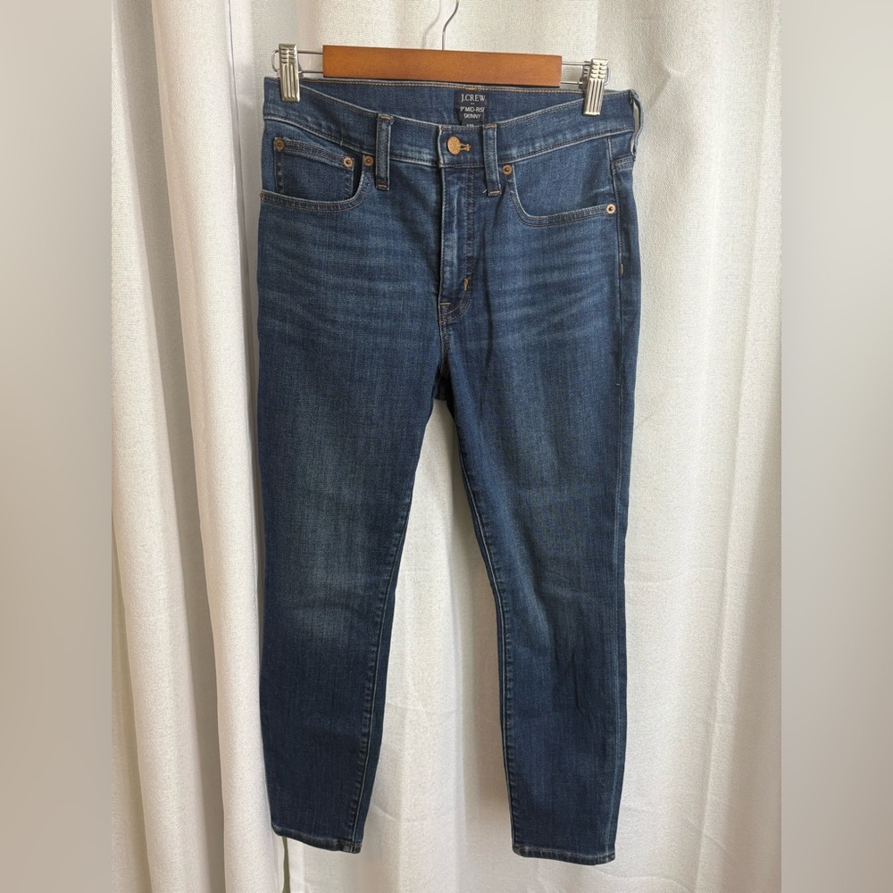 J. Crew‎ Factory Mid Rise Skinny Jeans 27 Petite GUC 0363